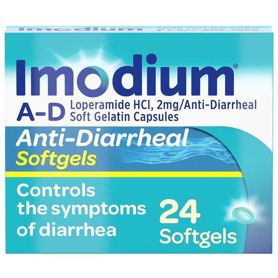 Imodium A-D Anti-Diarrheal Softgels | Walgreens