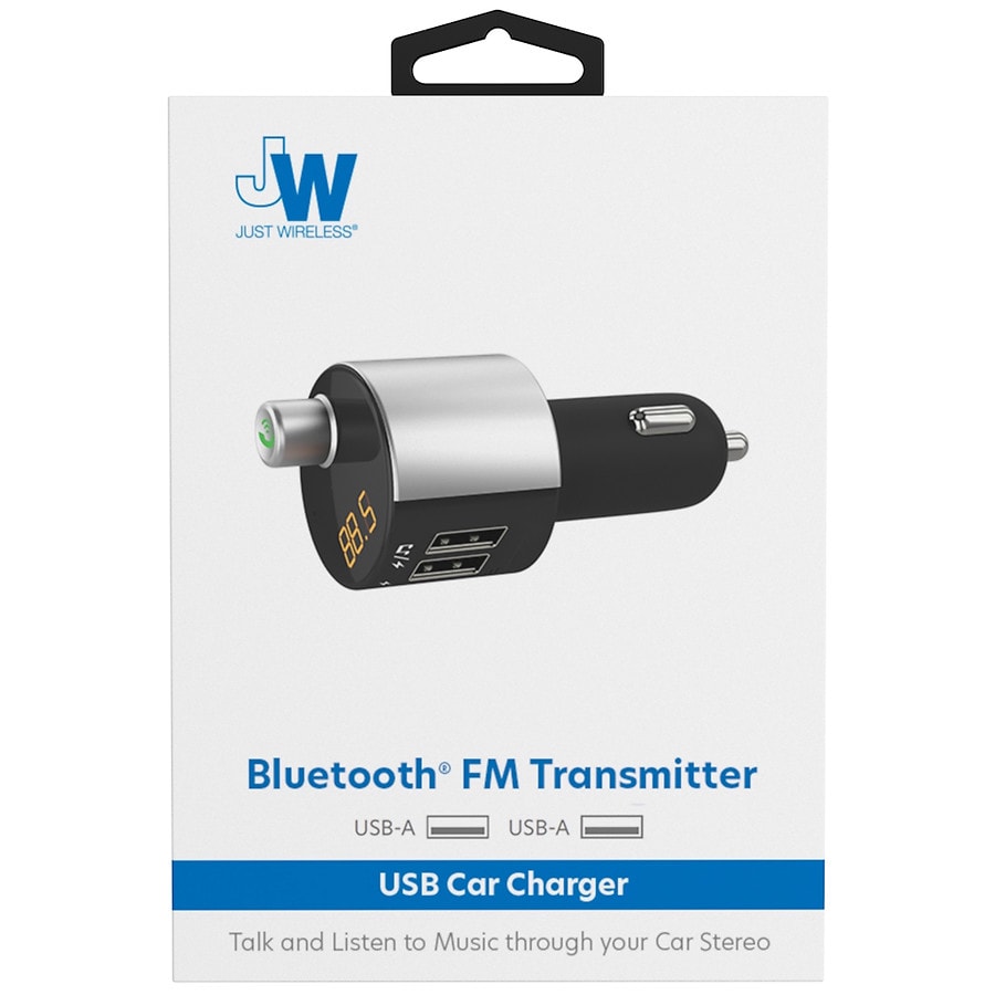 Just Wireless Bluetooth HF Car FM Transmitter | Walgreens