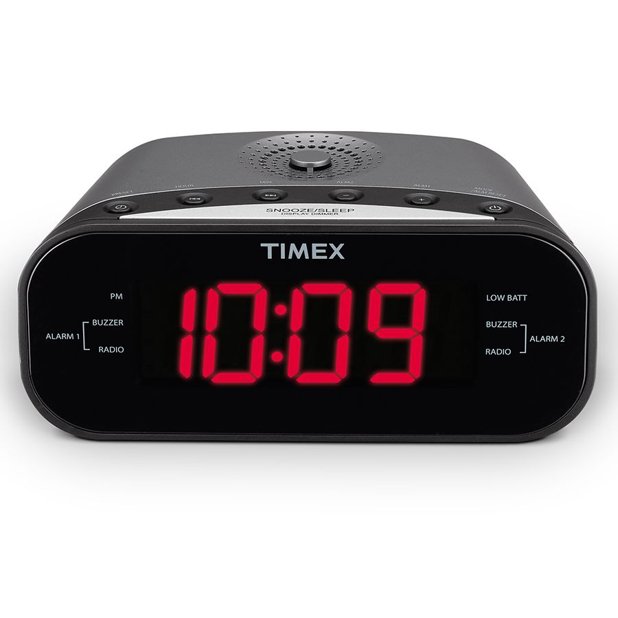 Timex AM/FM Dual Alarm Clock Radio