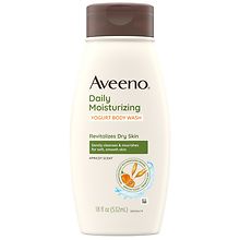 Aveeno Daily Moisturizing Yogurt Body Wash Apricot | Walgreens