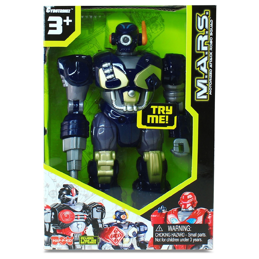 Mars Motorized Attack Robo Squad Walking Robot XSS Cybotronix 7 Inches for sale online 