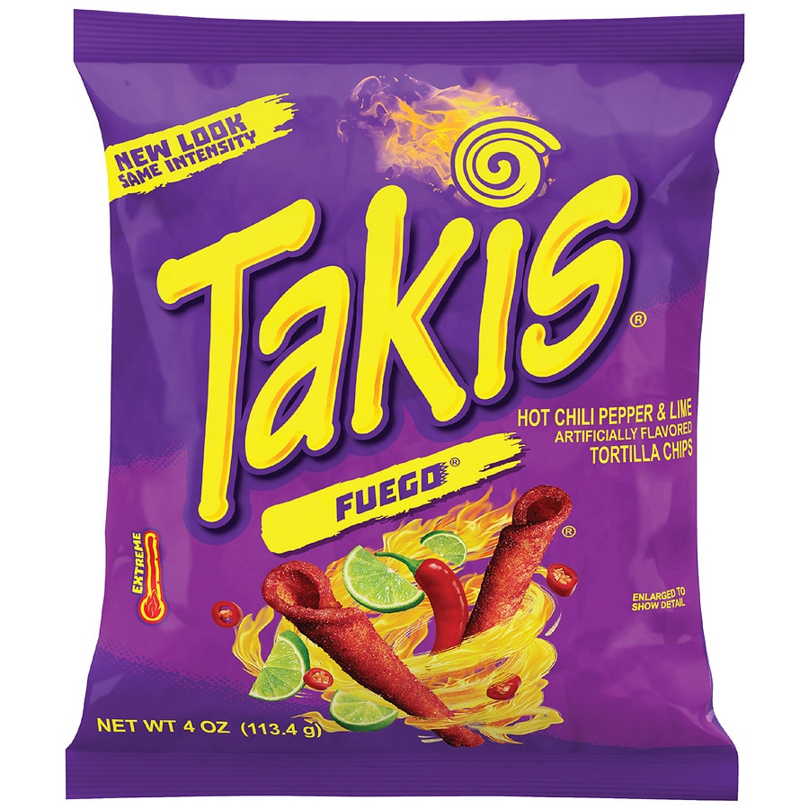 Takis Fuego Tortilla Chips Hot Chili Pepper Lime Walgreens