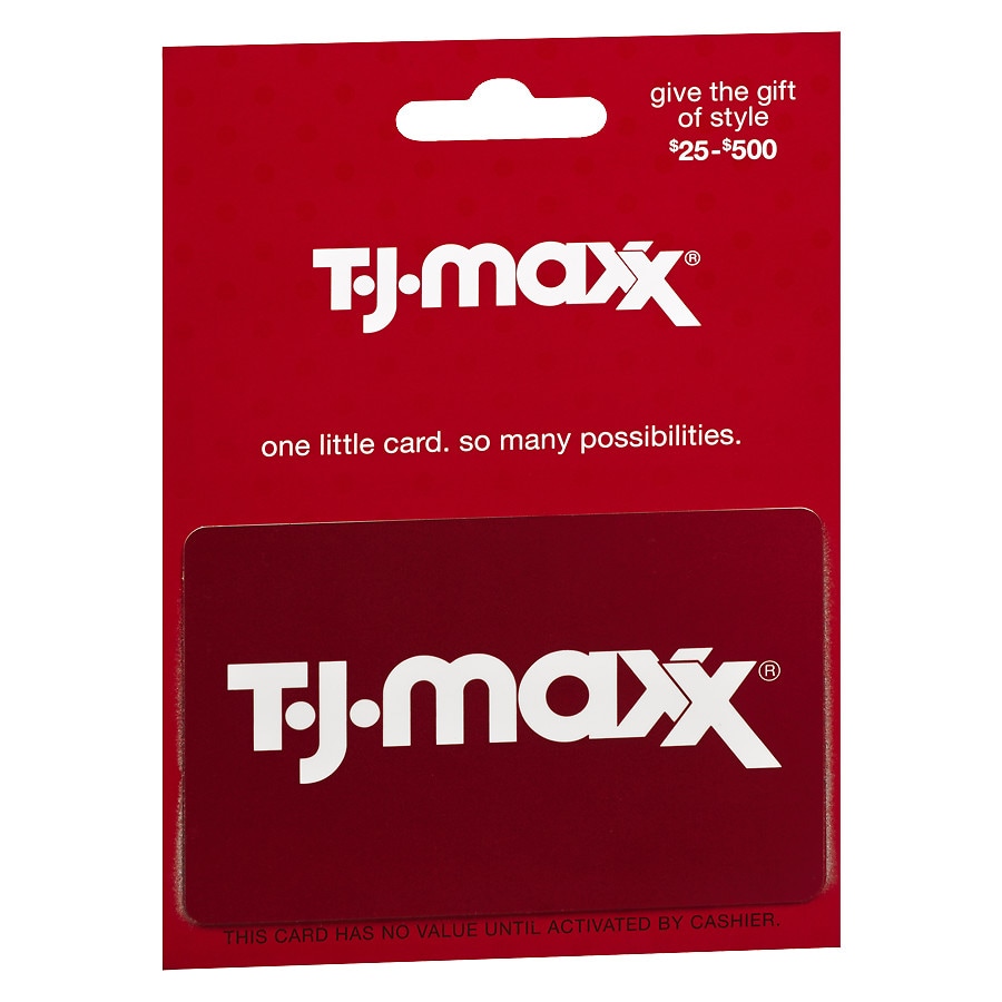 Tj Maxx Non Denominational Gift Card Walgreens