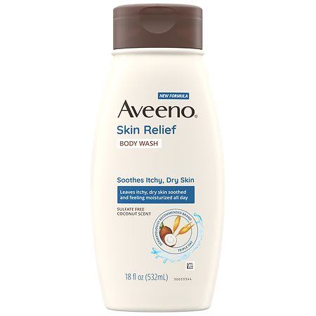 Aveeno Skin Relief Oat Body Wash with Coconut Scent - 18 fl oz