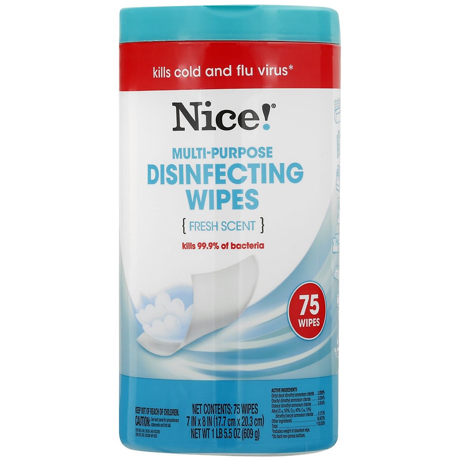 Nice! Disinfectant Wipes Fresh