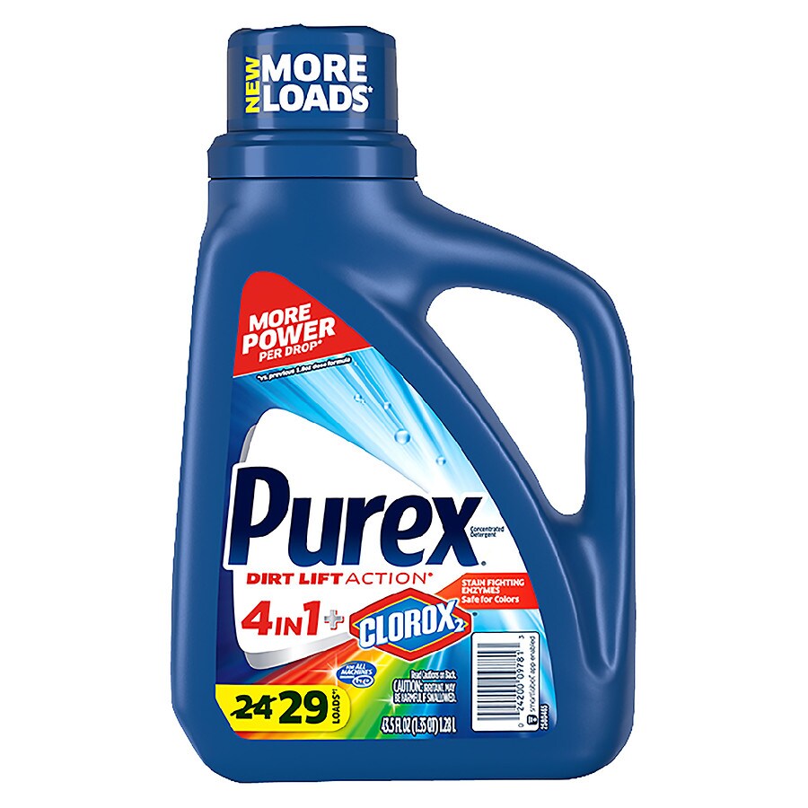 Purex Liquid Laundry Detergent plus Clorox 2 Original Fresh