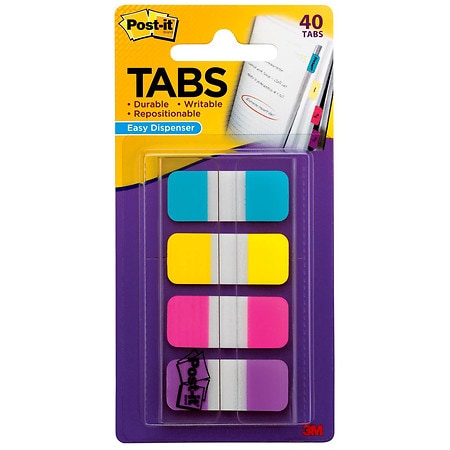 6 Packs 10 Tabs per Pack. POST-IT® Pink Filing Index Tabs Strong & Durable 
