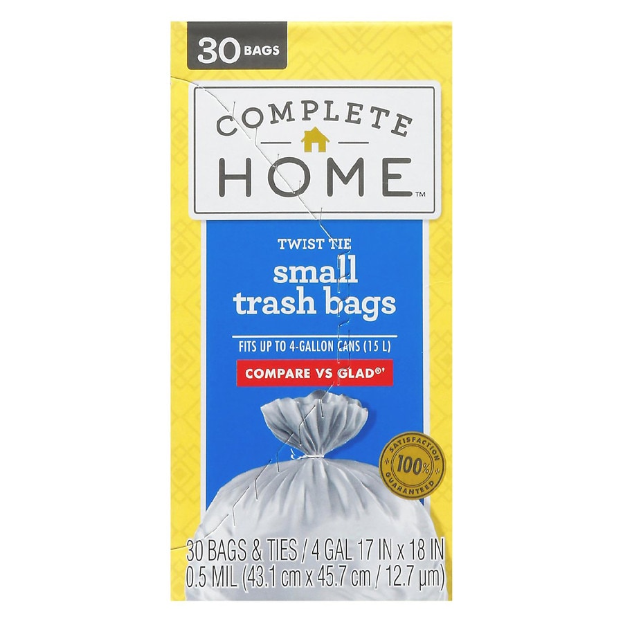 4 gallon trash can liners