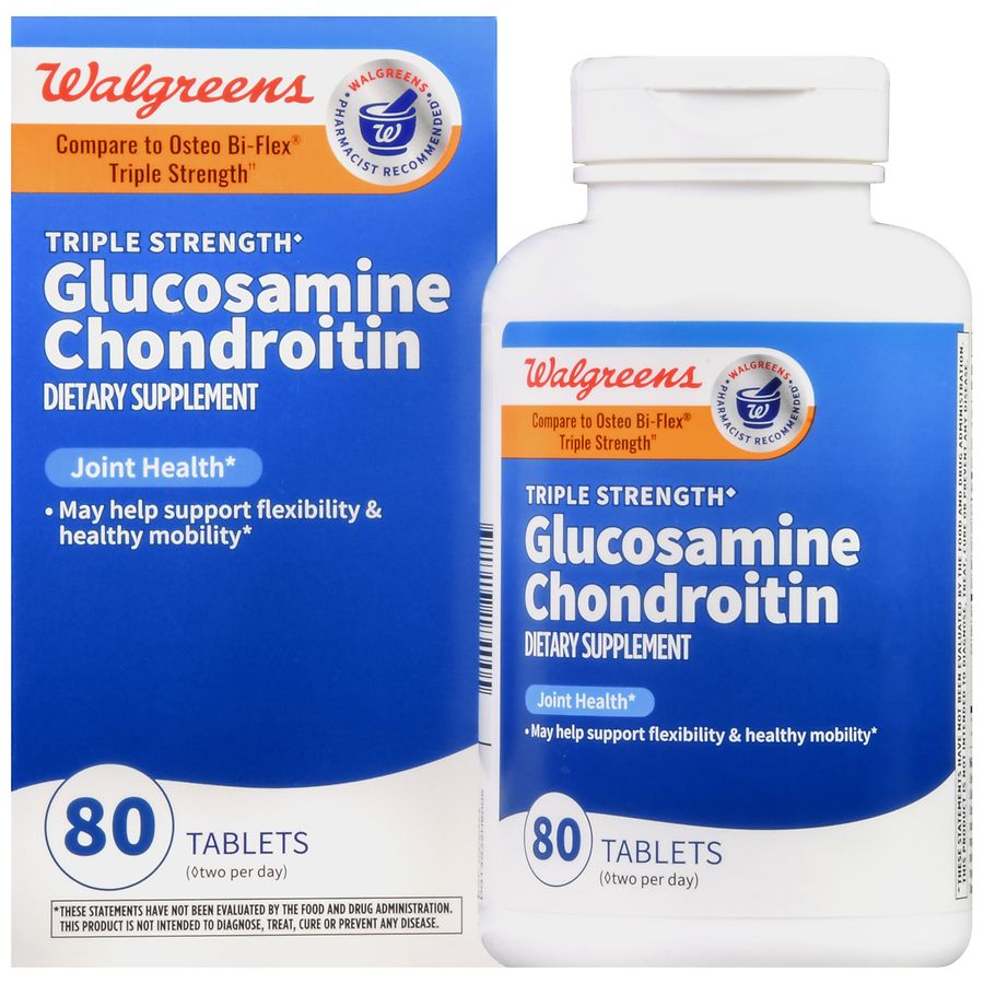 Walgreens Triple Strength Glucosamine Chondroitin Complex