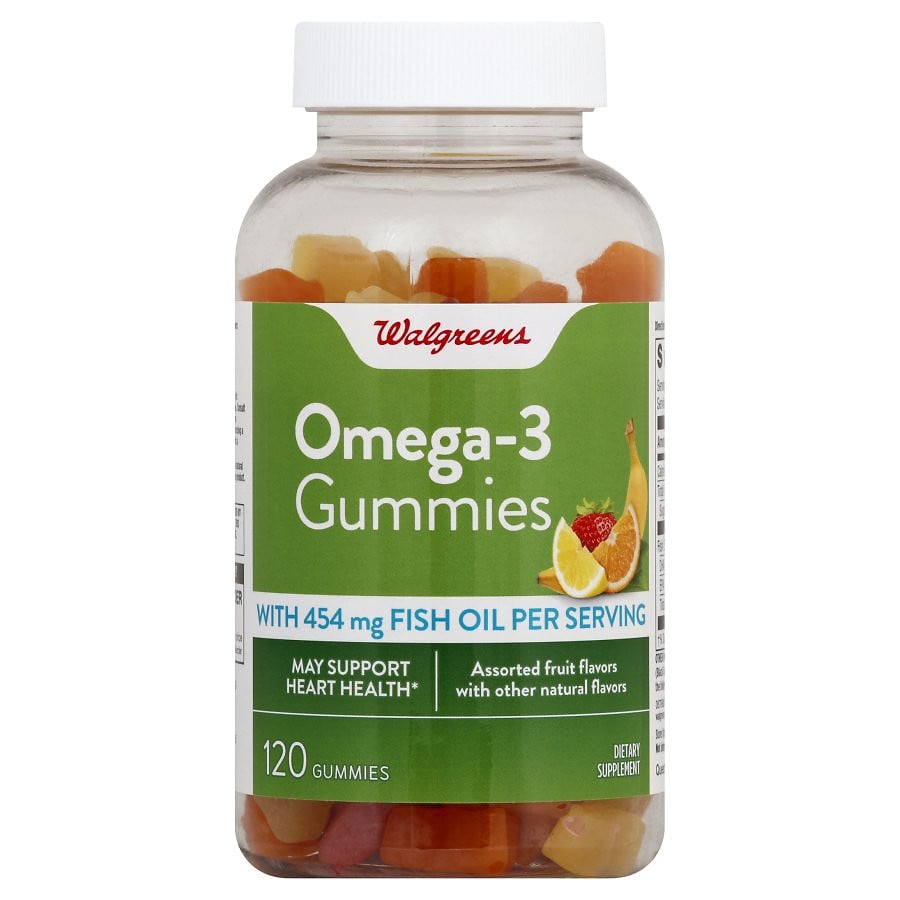 Walgreens Fish Oil With Omega 3 Gummies Walgreens