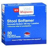 Walgreens Stool Softener 100 mg Softgels