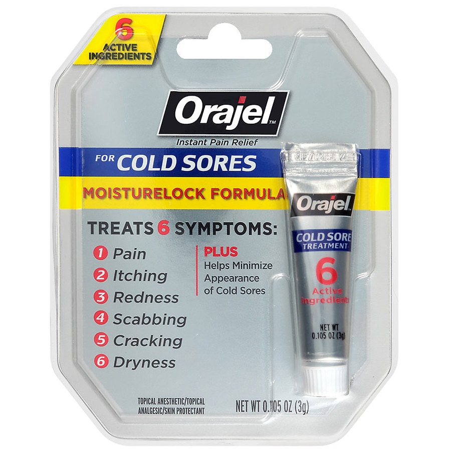 sore cold orajel treatment abreva cream docosanol oz blister walgreens walmart pack 6x formula fever tube oral relief approved pain