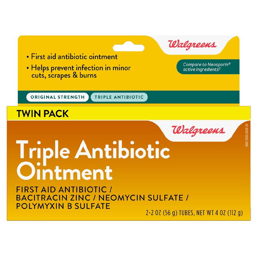 Walgreens First Aid Triple Antibiotic Ointment Walgreens