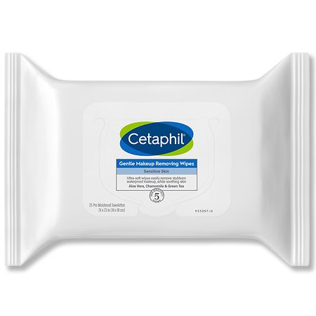 Cetaphil Hydrating Makeup Removing Wipes - 25 ea