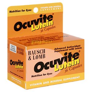 Ocuvite Lutein Eye Vitamin & Mineral Supplement Capsules