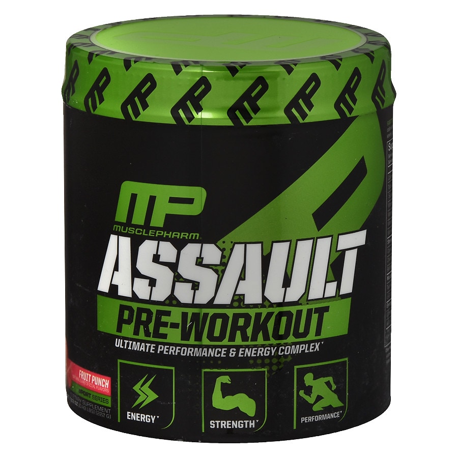 Musclepharm Assault Pre Workout Powder 30 Servings Fruit Punch