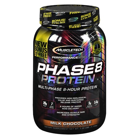 UPC 631656708912 product image for MuscleTech Phase 8 Protein Milk Chocolate - 40.0 oz | upcitemdb.com