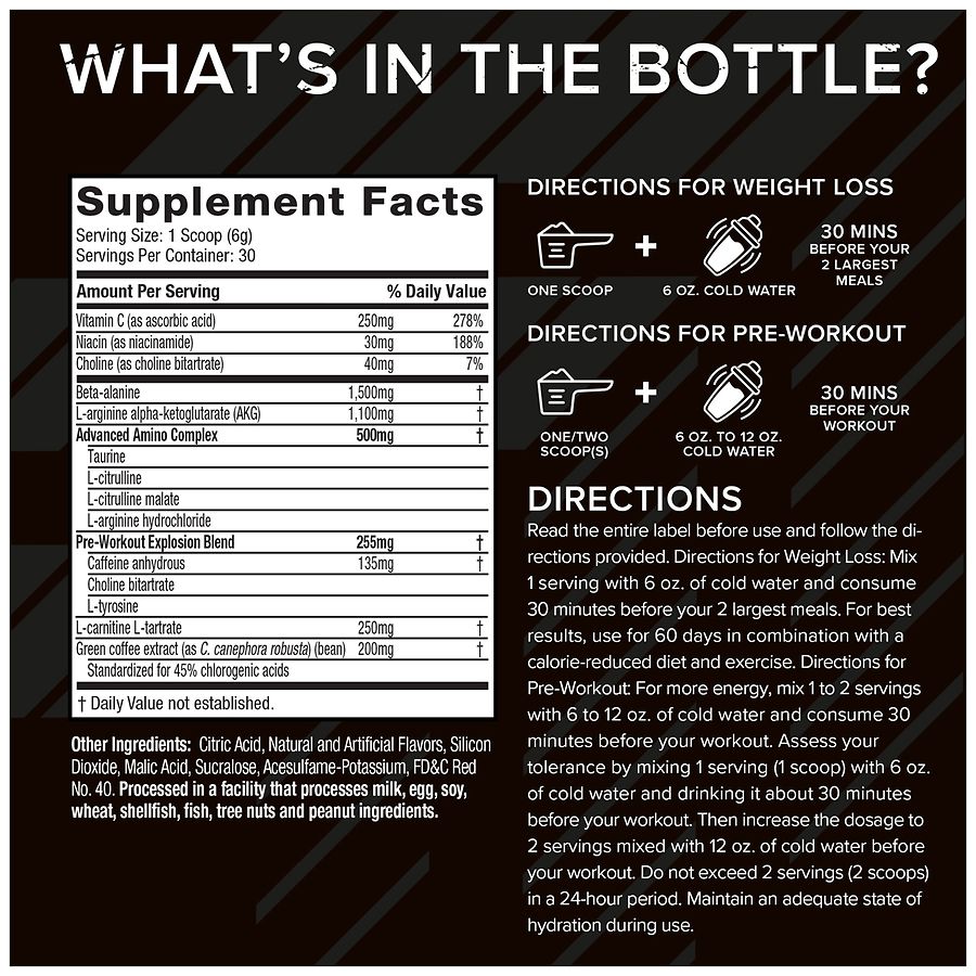 Six Star Pre Workout Explosion Pink Ripped Watermelon Pink Watermelon Walgreens