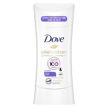 Dove Advanced Care Sheer Fresh 48-Hour Invisible Antiperspirant & Deodorant Stick - 2.6oz