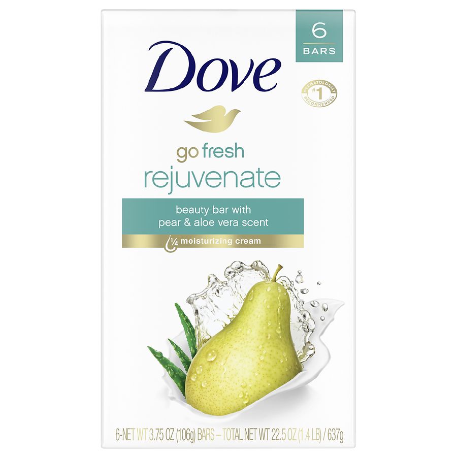 Dove Go Fresh Beauty Bar Pear And Aloe Vera Walgreens