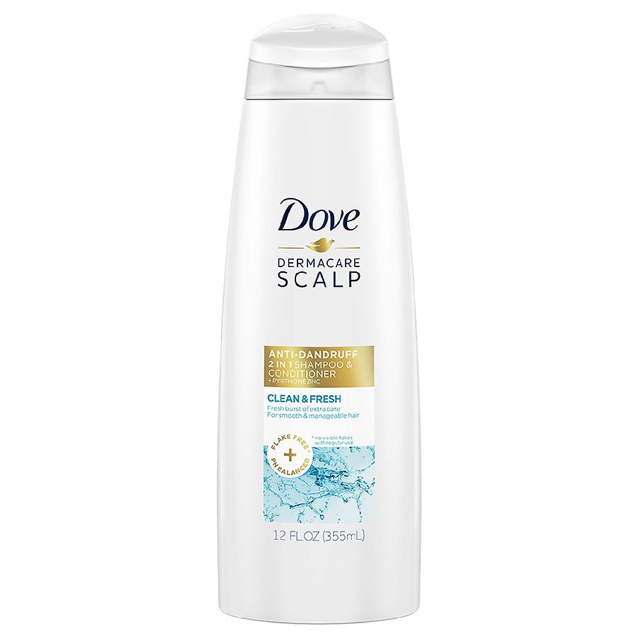  Dove DermaCare Scalp 2 in 1 Shampoo Conditioner Pure Daily Care 