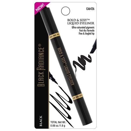 Black Radiance Bold Sexy Liquid Eye Liner, Black CA6426
