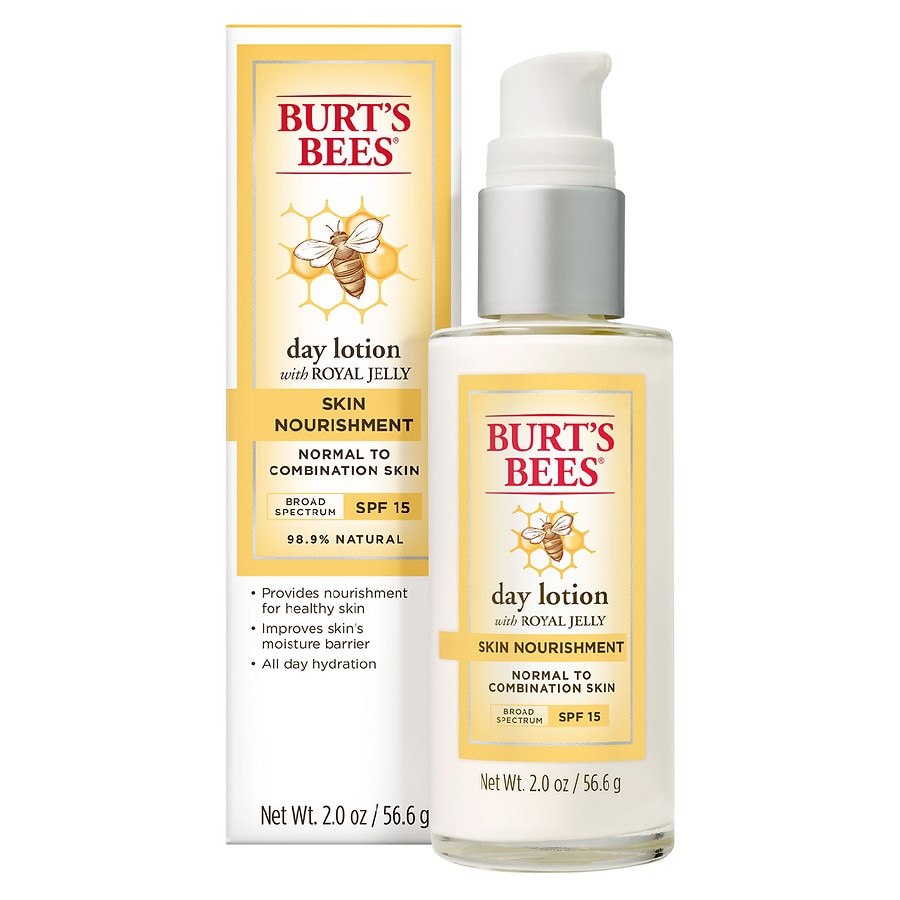 Burt's Bees Skin Nourishment Day Lotion with SPF 15 for Normal to Combination Skin