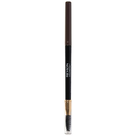 Revlon ColorStay Brow Pencil with Brush and Angled Tip, Waterproof 220 Dark Brown - 0.012oz