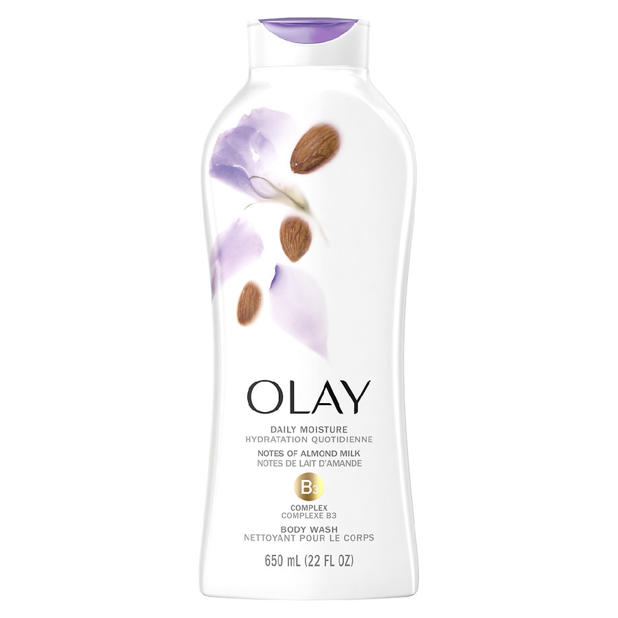 Olay Daily Moisture Body Wash Almond Milk, 22 oz