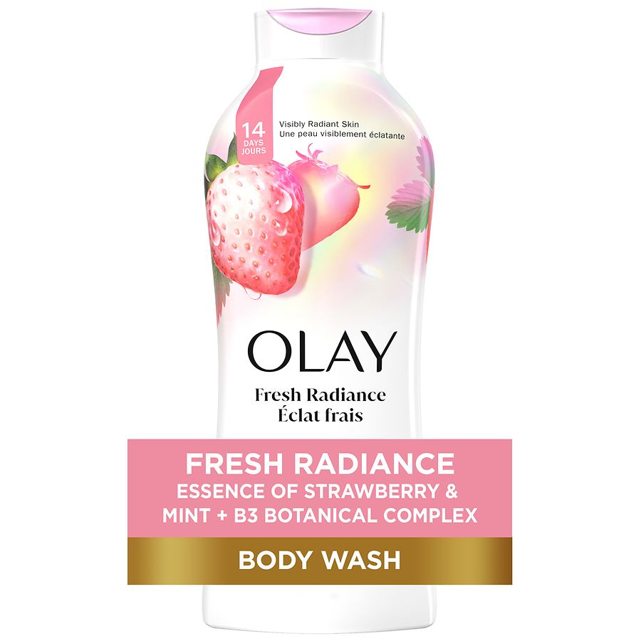 Olay Fresh Outlast Body Wash Notes of White Strawberry & Mint