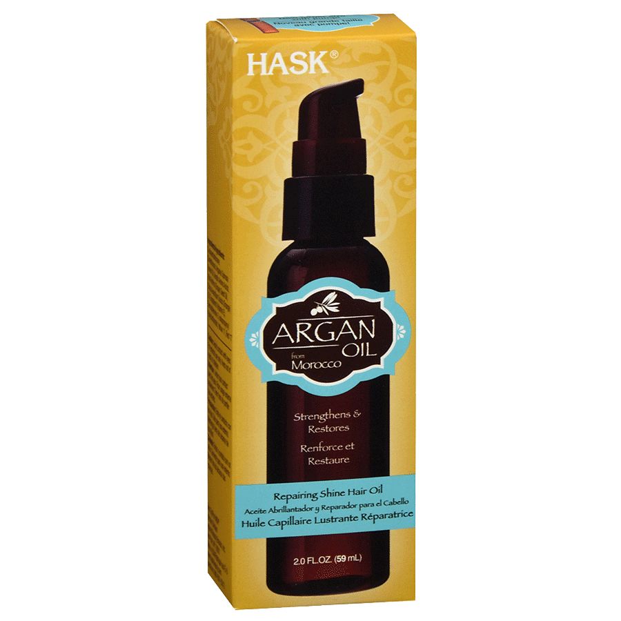 Hask Repairing Shine Hair Oil Argan Oil Walgreens