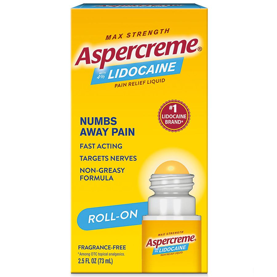 Aspercreme Lidocaine No Mess Roll On Walgreens