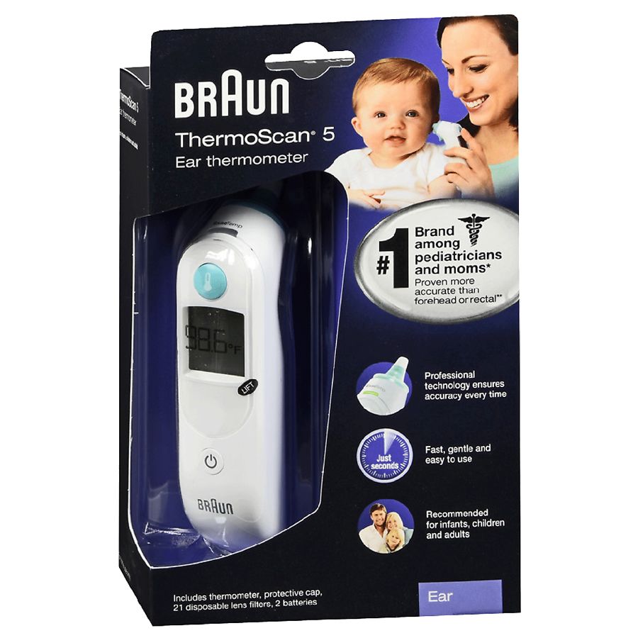 braun thermoscan 7series thermometer ear