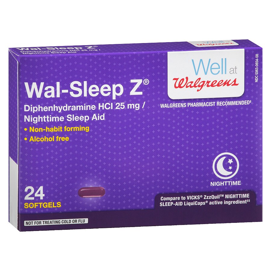 Walgreens Wal-Sleep Z Sleep Aid Liquid Gels