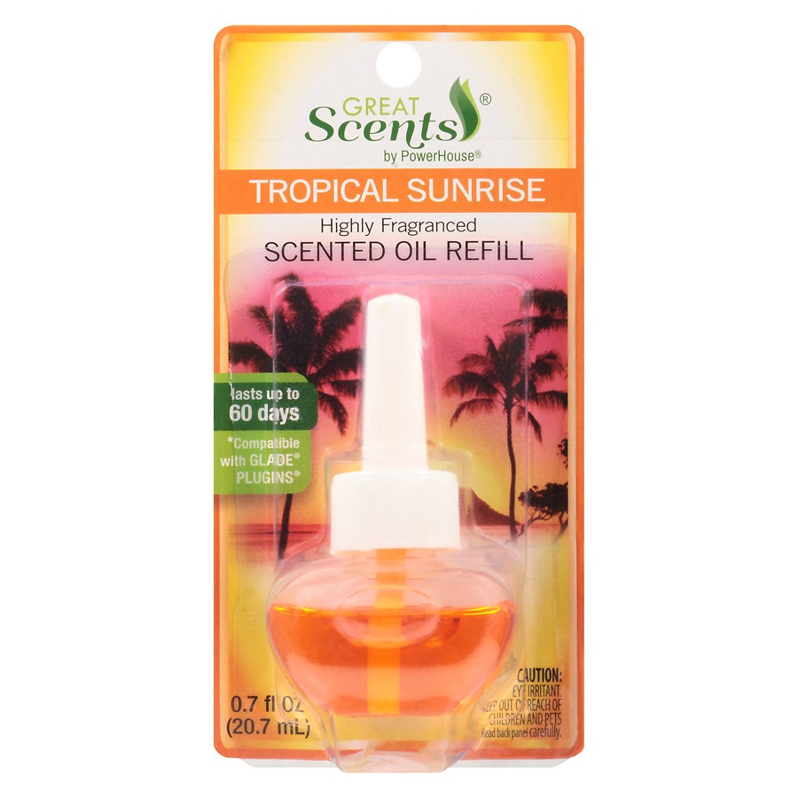  Great Scents Air Freshener Refill Tropical Sunrise 