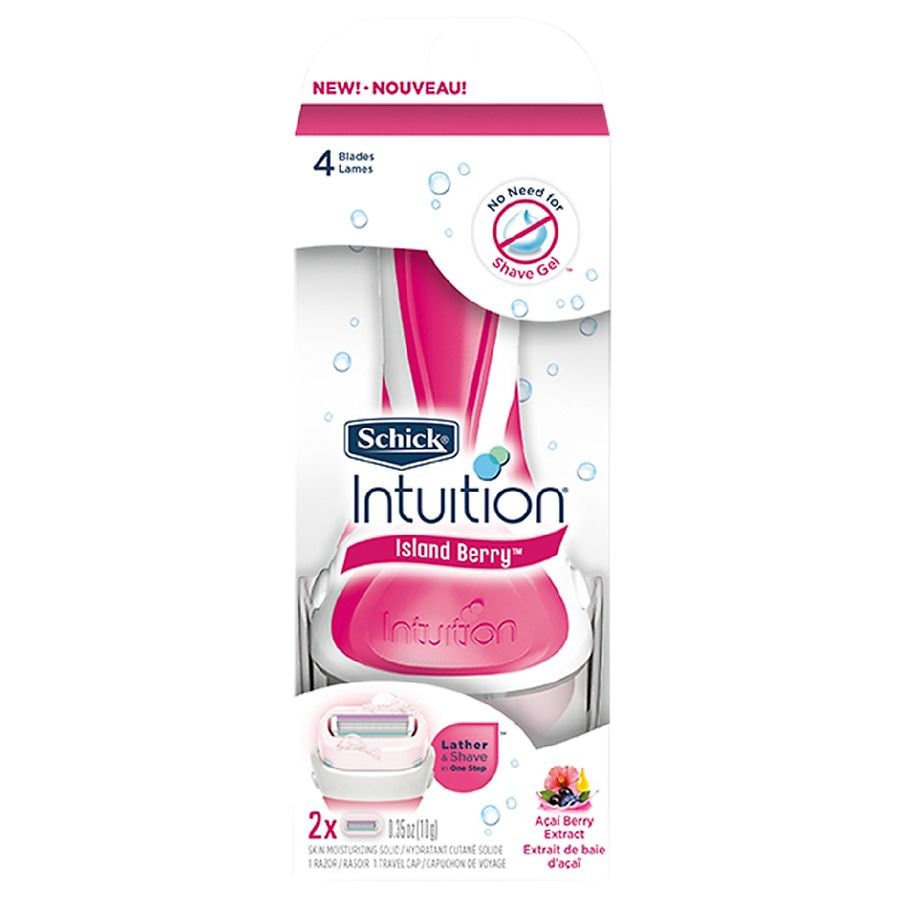 Schick Intuition Island Berry Razor Kit Island Berry