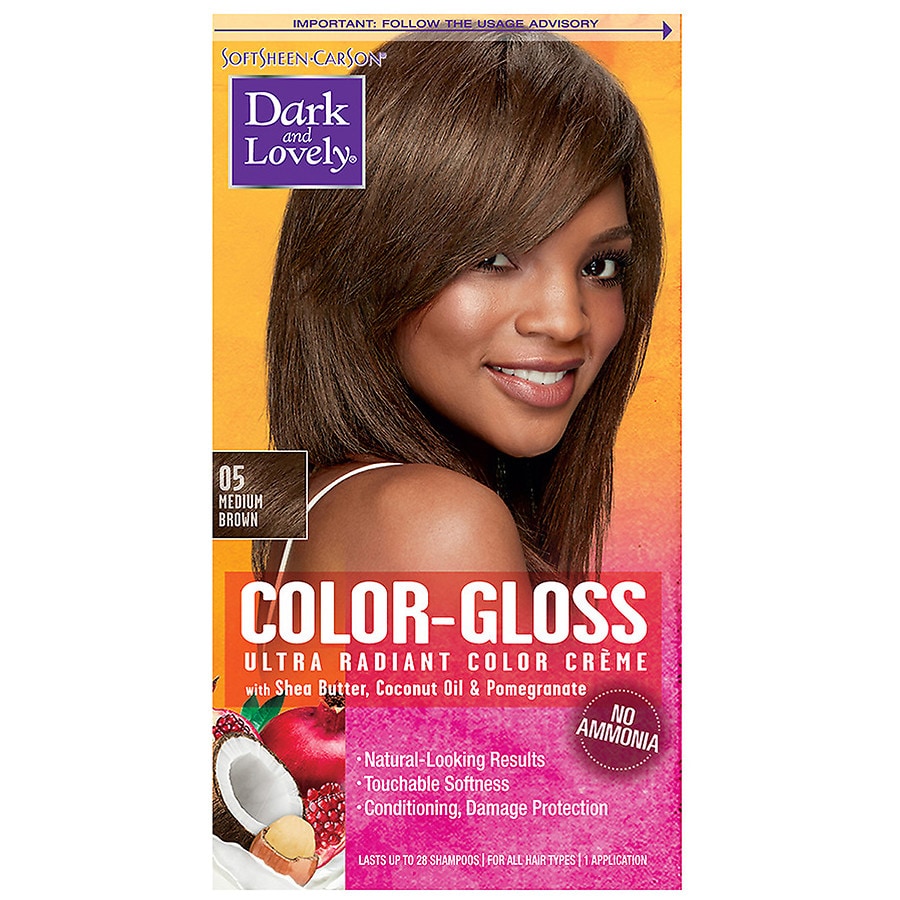 SoftSheen-Carson Dark and Lovely Color-Gloss Ultra Radiant Color Creme, Medium Brown