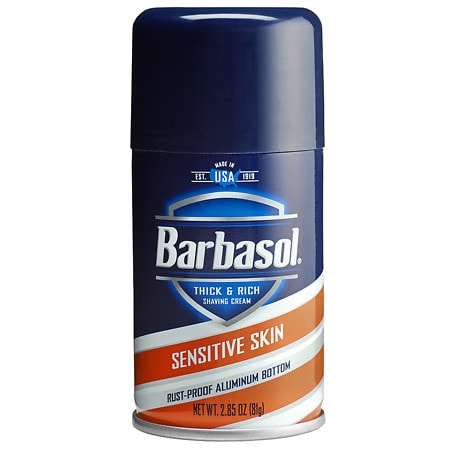 UPC 051009000454 product image for Barbasol Thick & Rich Shave Cream for Men Sensitive Skin Travel Size - 2.85 oz. | upcitemdb.com