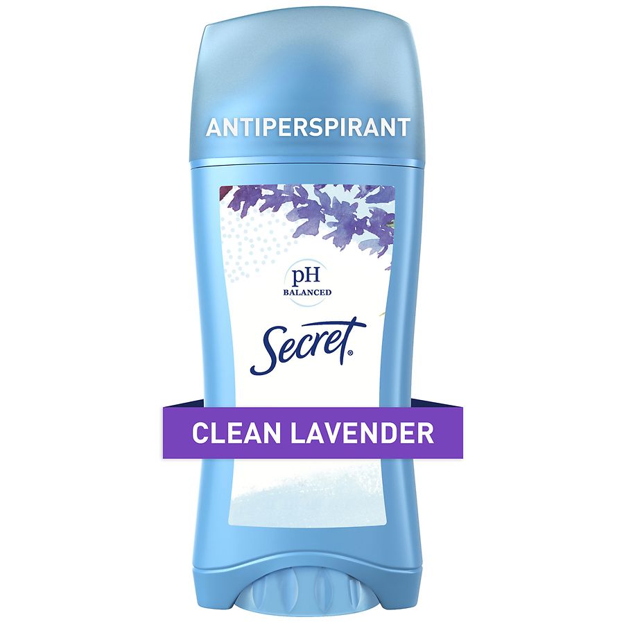 Secret Antiperspirant Deodorant Invisible Solid Clean Lavender | Walgreens