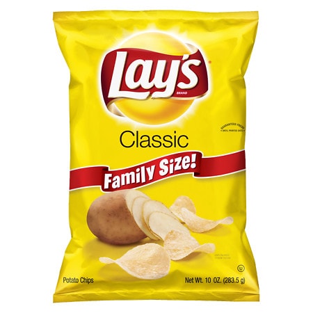 UPC 028400645492 product image for Frito Lay Potato Chips Regular - 10.0 oz | upcitemdb.com