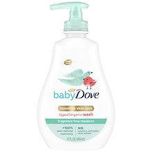 baby dove night time body wash