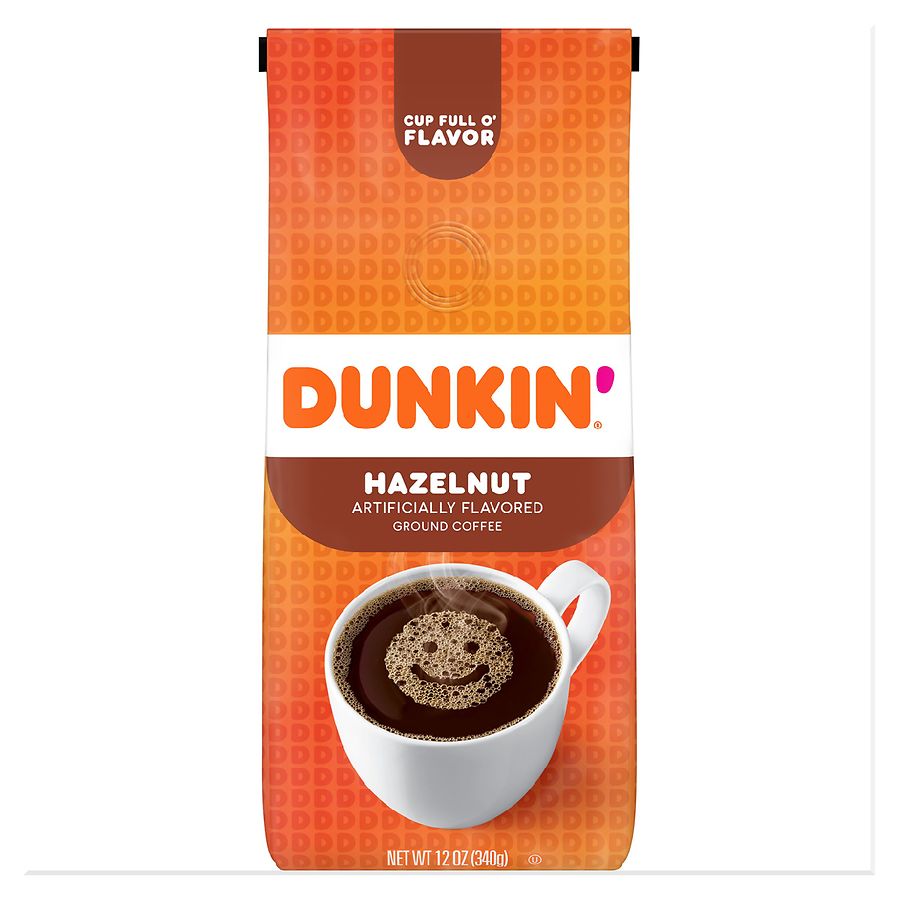 Dunkin' Donuts Ground Coffee Hazelnut Walgreens