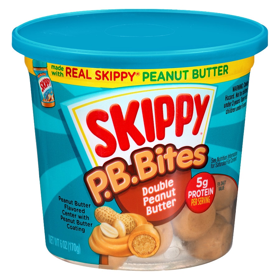 Skippy Bites Snacks Double Peanut Butter