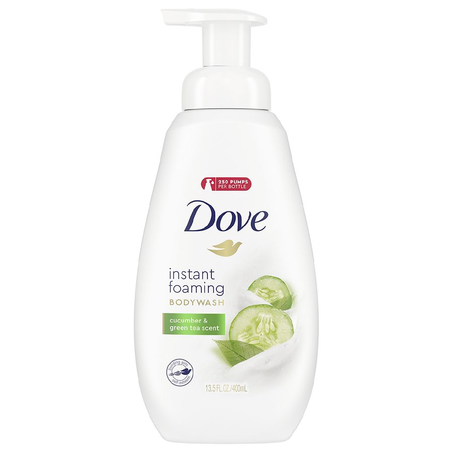  Dove Shower Foam Body Wash Cucumber & Green Tea Scent 