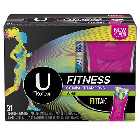 UPC 036000464849 product image for U by Kotex Tampons with FITPAK, Super Absorbency, Unscented Unscented - 31 ea | upcitemdb.com