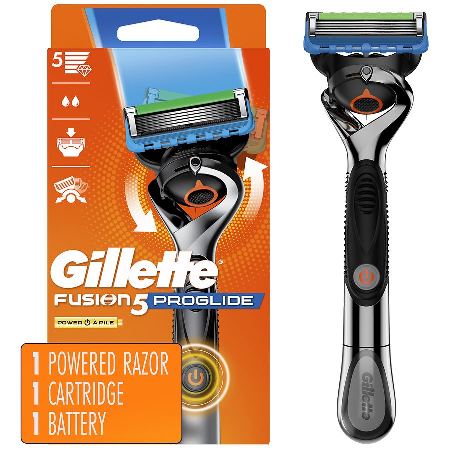 bloemblad Manie Kan worden berekend Gillette Fusion ProGlide Power Men's Razor Handle + 1 Blade Refill |  Walgreens