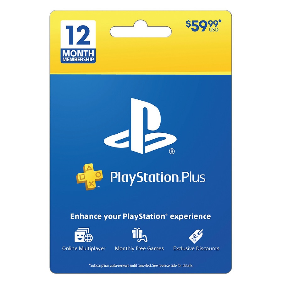 playstation plus online card