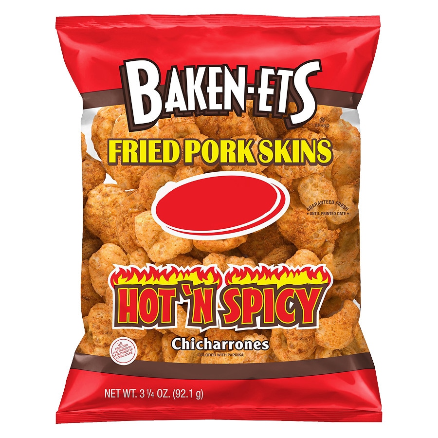  Bakenets Fried Pork Skins Hot & Spicy 