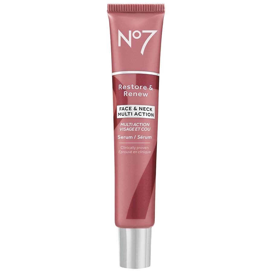 No7 Restore & Renew Face & Neck Multi Action Serum