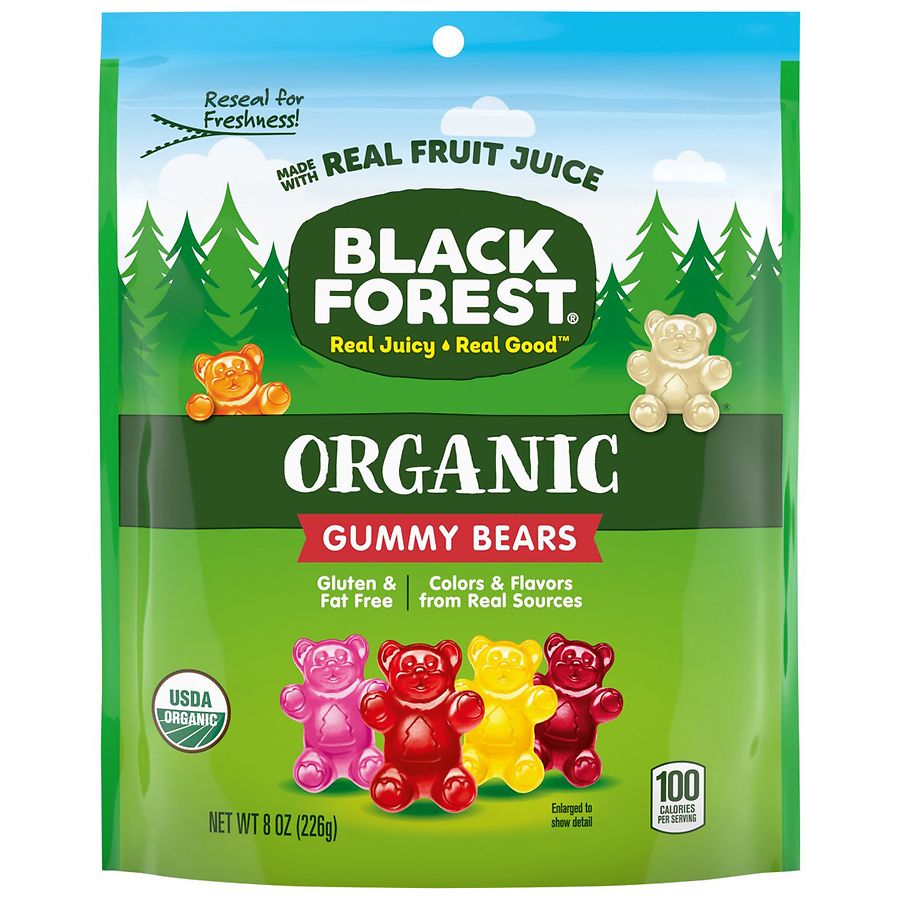 black forest organic gummy bears halal